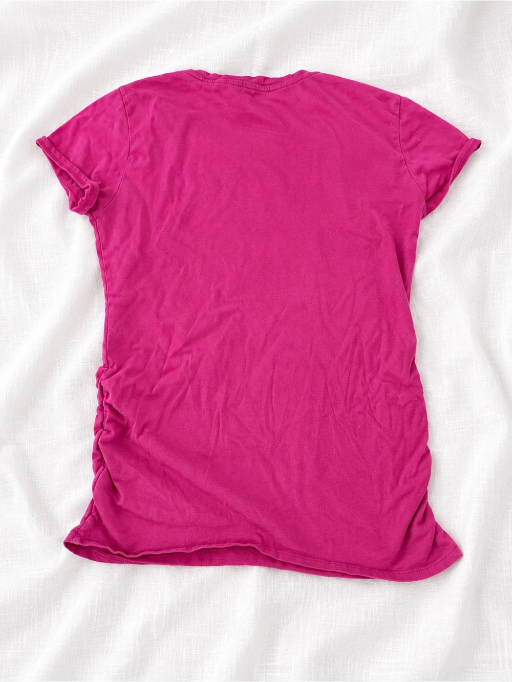Bench Womens Short Sleeve Tee in Fuchsia Pink